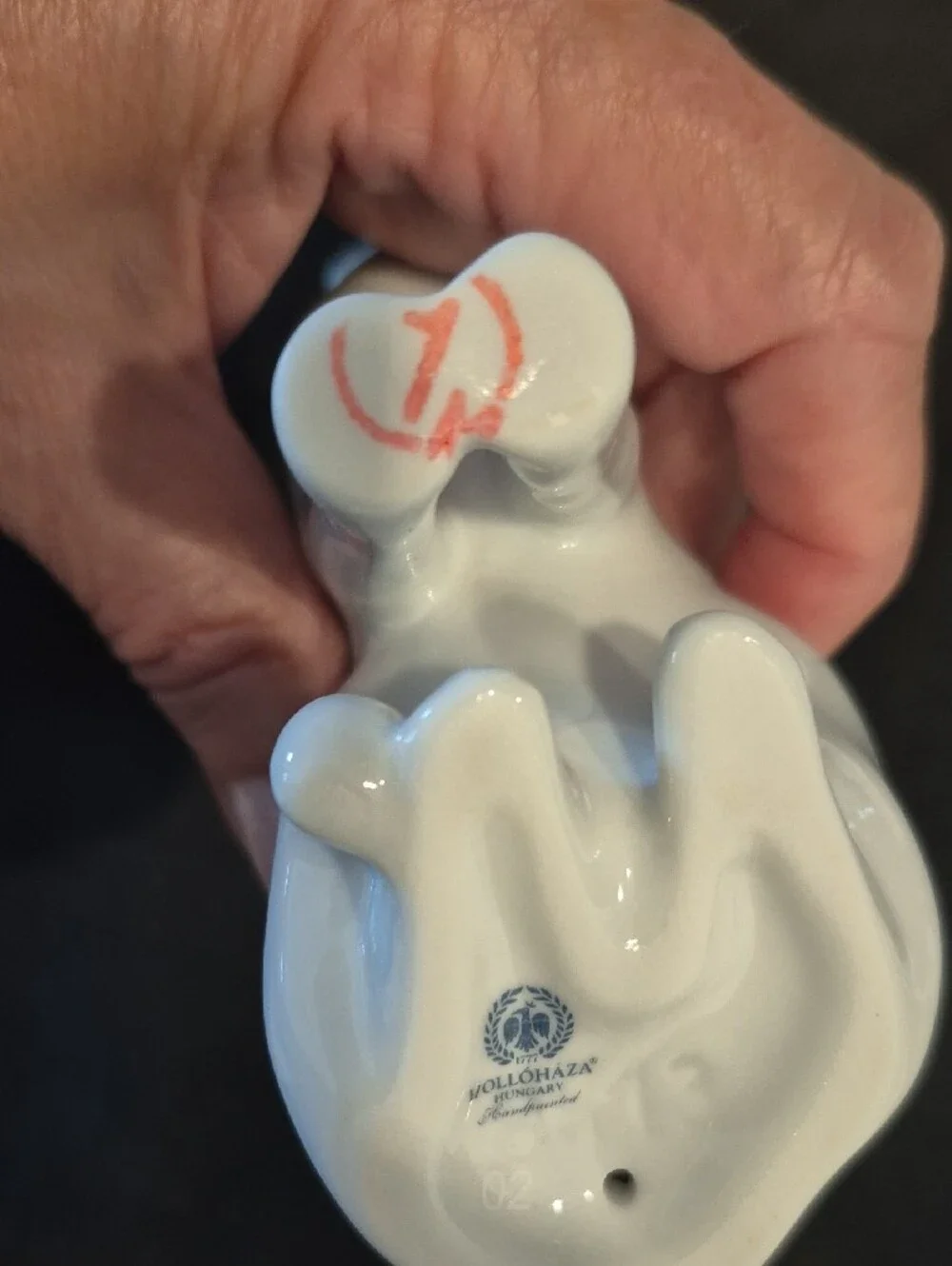 Vintage Bing & Grondahl Porcelain White Ceramic Cat Figurine
